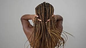 Box braids longues dorées Marrakech